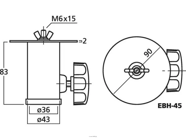 Monacor EBH-45 - 2