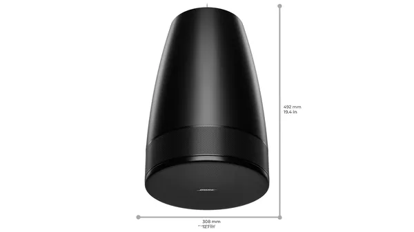 Bose DesignMax Luna 140°/ BOSE Veritas 2160BL Moc wyjściowa:  2x 160W/4-8 Ohm Bluetooth Zestaw nagłośnienia  szerokiego, zrównoważonego pokrycia dźwiękiem,Moc znamionowa (ciągła): 140 W - 14