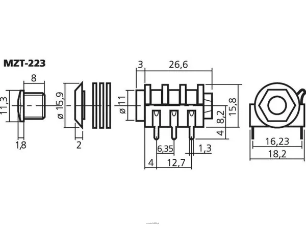 Monacor MZT-223 - 2