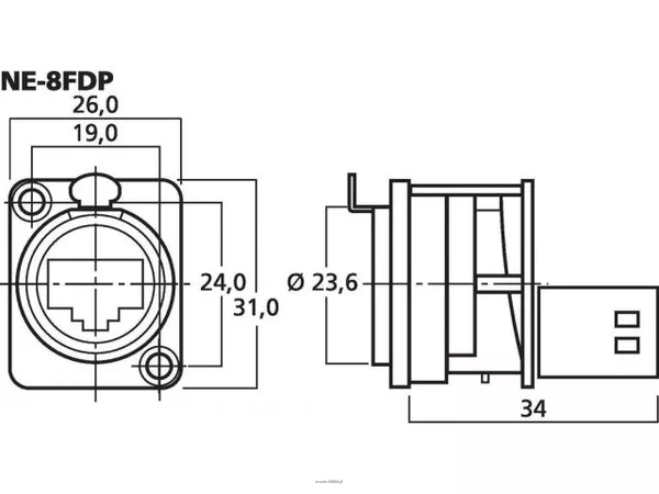 Monacor NE-8FDP - 2