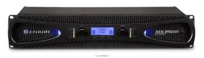 Crown XLS 2502 - Dwukanałowy wzmacniacz mocy, DSP  2x1200W/2Ω, 2x775W/4Ω, 2x440W/8Ω, 1550W/8Ω/mono, 2400W/4Ω/mono, klasa D