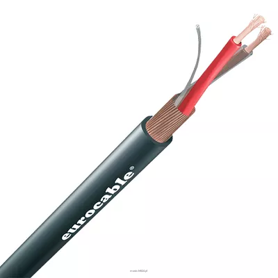 Digital Data Cable double shielded single pair 24AWG black - cyfrowy kabel danych podwójnie ekran...
