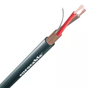 Digital Data Cable double shielded single pair 24AWG black - cyfrowy kabel danych podwójnie ekran...