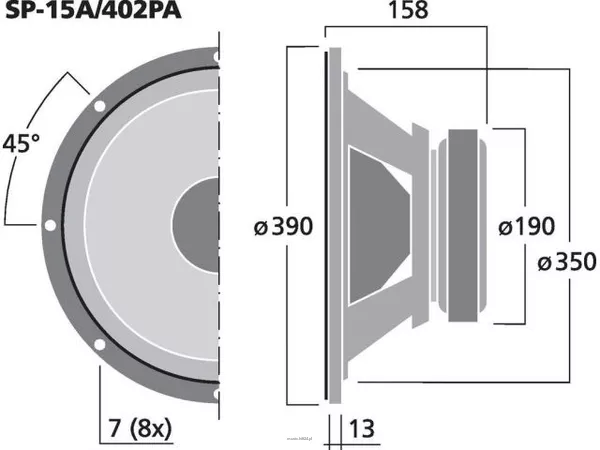 Monacor SP-15A/402PA - 2