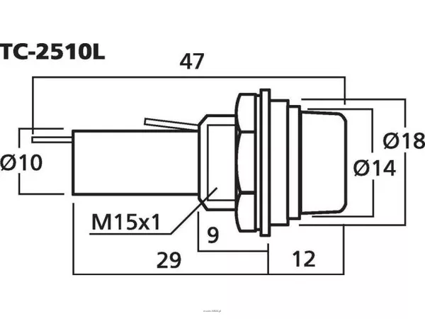 Monacor TC-2510L - 2