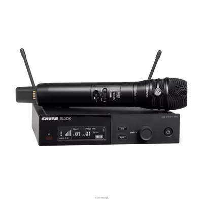 SHURE SLXD24E/K8B-G59 - Cyfrowy system bezprzewodowy z nadajnikiem/mikrofonem "do ręki" KSM8 (470-514 MHz)