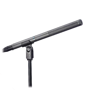 Audio-technica AT897 - Mikrofon pojemnościowy typu shotgun o dług. 279 mm (zasilanie fantom lub bateria)