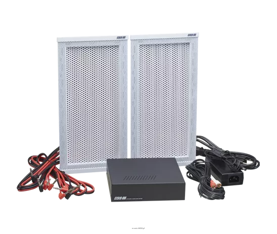 Hypersound 2x HSS3000/EB + HSS3000/AMP Zestaw stereo z uchwytami ściennymi zastosowanie w muzeum - 2