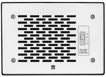 TOA PC-391T Płaski głośnik 3W do montażu podtynkowego z panelem ze stali nierdzewnej;  efektywność 87 dB SPL, pasmo  150Hz - 18kHz, regulator