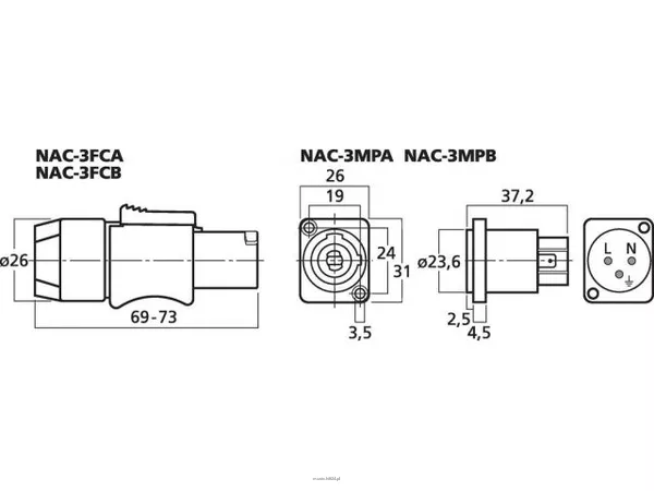 Monacor NAC-3FCA - 2