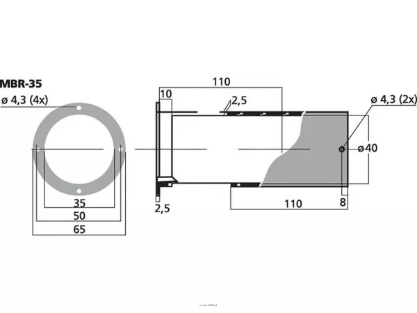 Monacor MBR-35 - 2