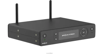 SPOTTUNE STREAM centralny nadajnik w systemie Spottune. Odtwarza dźwięk z wejść AUX, USB, mikrofonu i wejścia sterowanego w chmurze