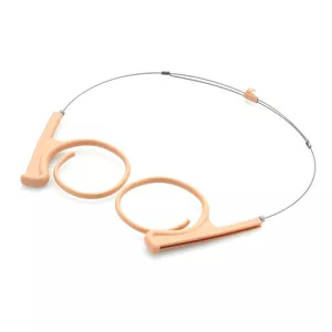 DPA HE2F12P - Dual Headset Mount for Headset, Beige