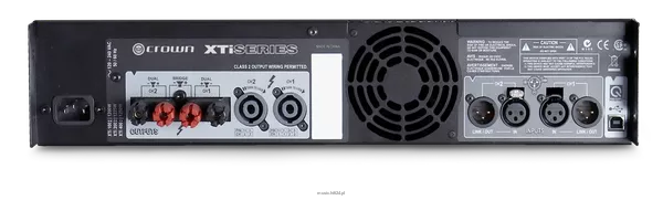 Crown XTi 1002 - Dwukanałowy wzmacniacz mocy,  2x700W/2Ω, 2x500W/4Ω, 2x275W/8Ω, 1400W/4Ω/mono, 1000W/8Ω/mono, procesor DSP - 2