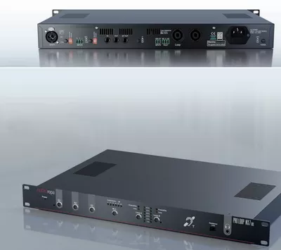 Audioropa PRO LOOP NX7LOS – dwukanałowy wzmacniacz pętli indukcyjnej 2 × 7A RMS z przesunięciem fazowym 0°/90°