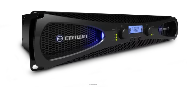 Crown XLS 1002 - Dwukanałowy wzmacniacz mocy, DSP 2-kanałowy, moc: 2x550W/2Ω, 2x350W/4Ω, 2x215W/8Ω, 700W/8Ω/mono, 1100W/4Ω/mono, klasa D, procesor DSP - 2