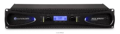 Crown XLS 1002 - Dwukanałowy wzmacniacz mocy, DSP 2-kanałowy, moc: 2x550W/2Ω, 2x350W/4Ω, 2x215W/8Ω, 700W/8Ω/mono, 1100W/4Ω/mono, klasa D, procesor DSP