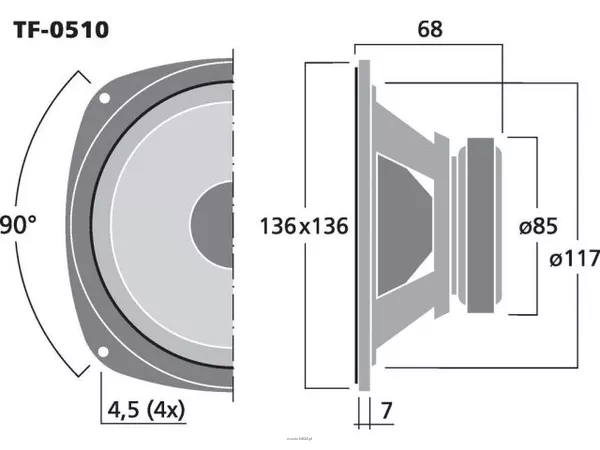 Monacor TF-0510 - 3