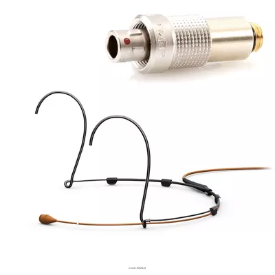 DPA 4066-OC-A-C03-LH-S - 4066 CORE Omni Headset Mic, Brown, 3-pin LEMO, Small