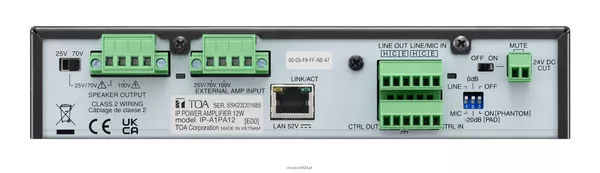 TOA IP-A1PA12 Wzmacniacz IP - 3