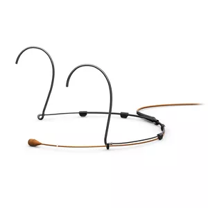 DPA 4066-OC-A-C00-LH - 4066 CORE Omni Headset Mic, Brown, MicroDot